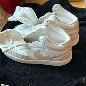 Nike White and Cream Sneakers